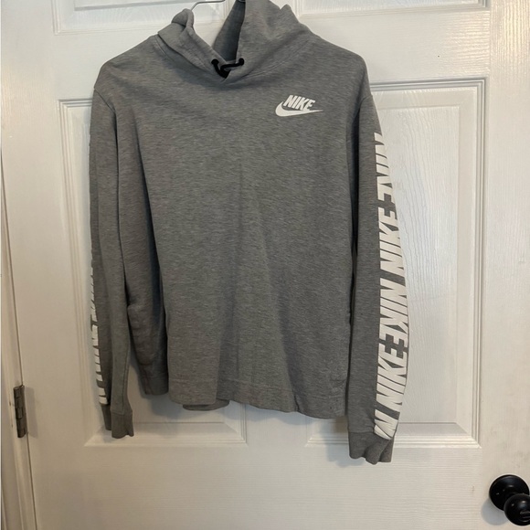 Nike Tops - Nike Women's Heather Gray Hoodie Size Small
